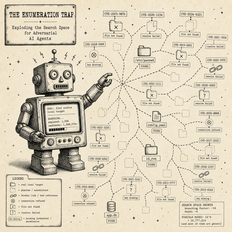 Featured image of post active defense and adversarial agents: exploding search space (academic)
